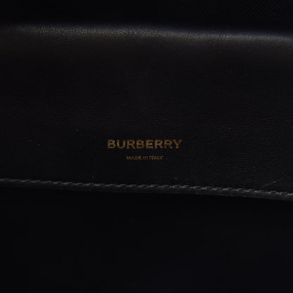 Burberry Smooth Calfskin House Check Medium Cube Bowling Bag Archive Beige 8 of 10
