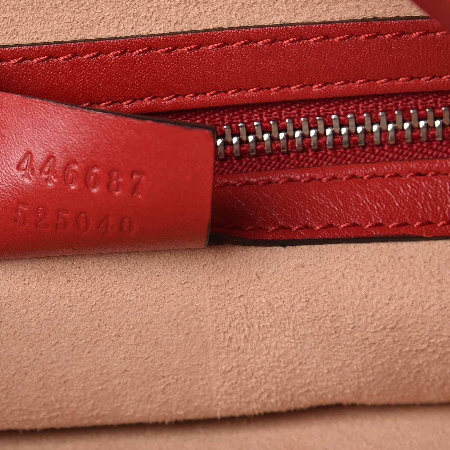 Gucci Calfskin Web Medium Dionysus Hobo Red 7 of 9