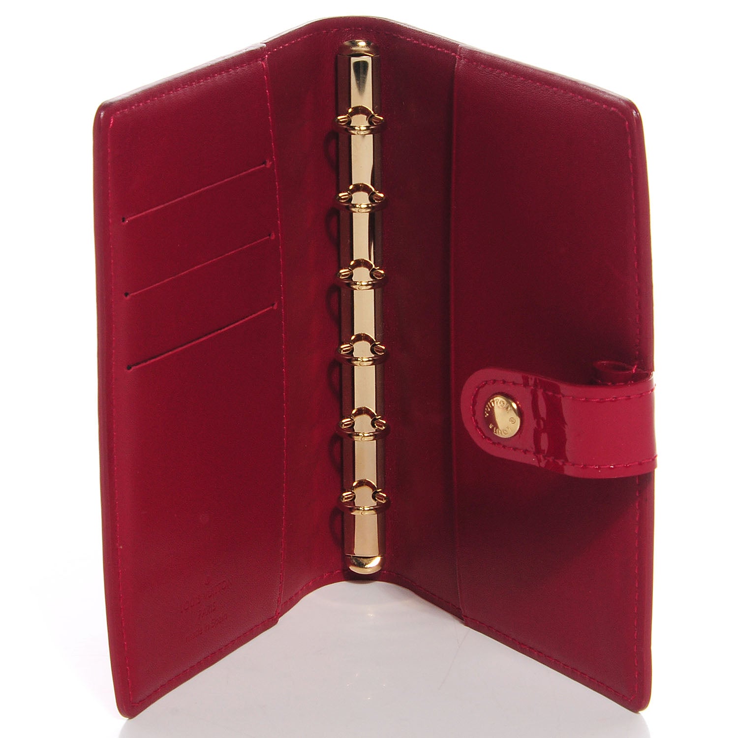 Louis Vuitton Vernis Small Ring Agenda Cover Pomme D'Amour 5 of 7