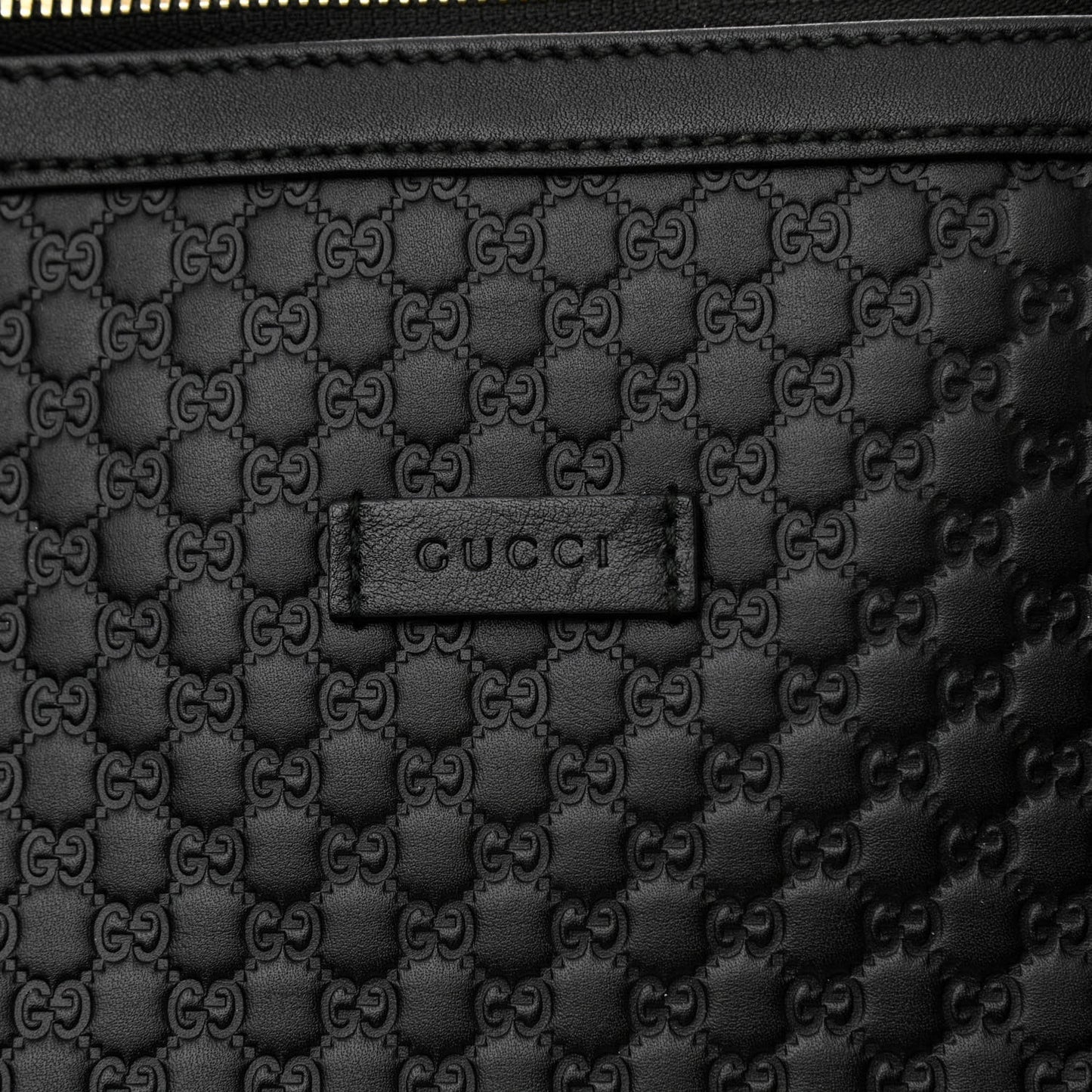 Soft Microguccissima Large Dome Satchel Black