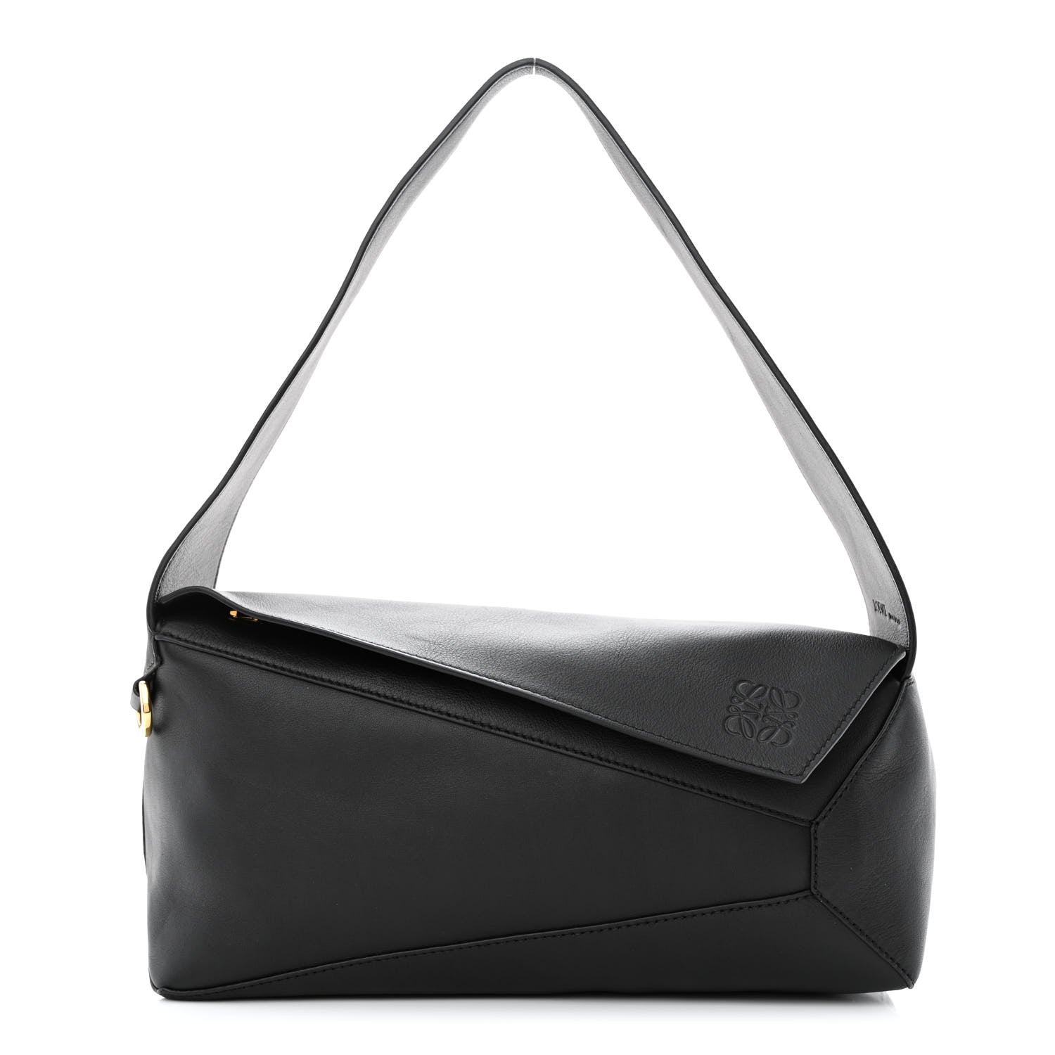 Loewe Calfskin Puzzle Hobo Black 1 of 11