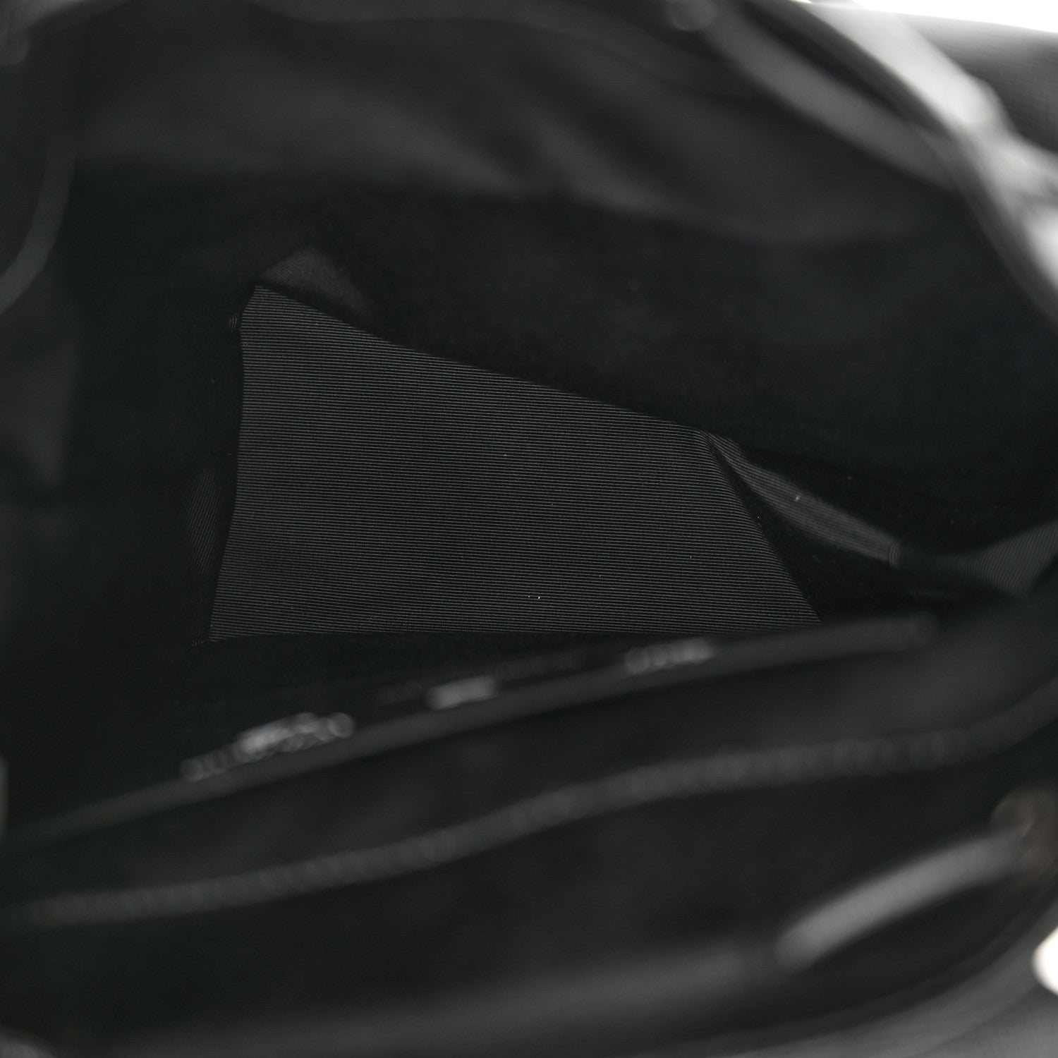 Off-White Saffiano Diag Backpack Black White 5 of 12