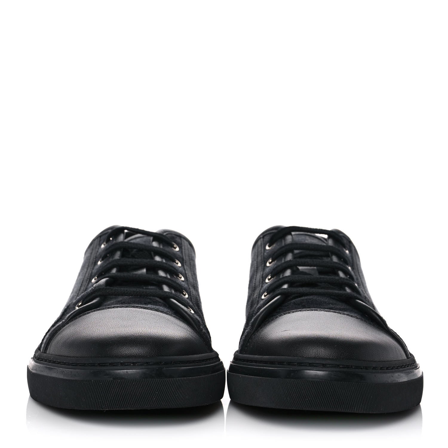 Gucci Monogram Mens Sneakers 9.5 Black Piombo 2 of 7