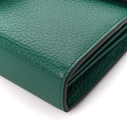 Gucci Calfskin Mini Dionysus Chain Wallet Emerald 12 of 12