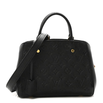 Louis Vuitton Empreinte Montaigne BB Black 1 of 10