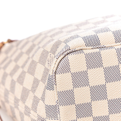 Louis Vuitton Damier Azur Neo Neverfull MM Rose Ballerine 13 of 28