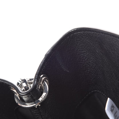 MCM Calfskin Ottomar Monogram Large Essential Tote Black 10 of 16