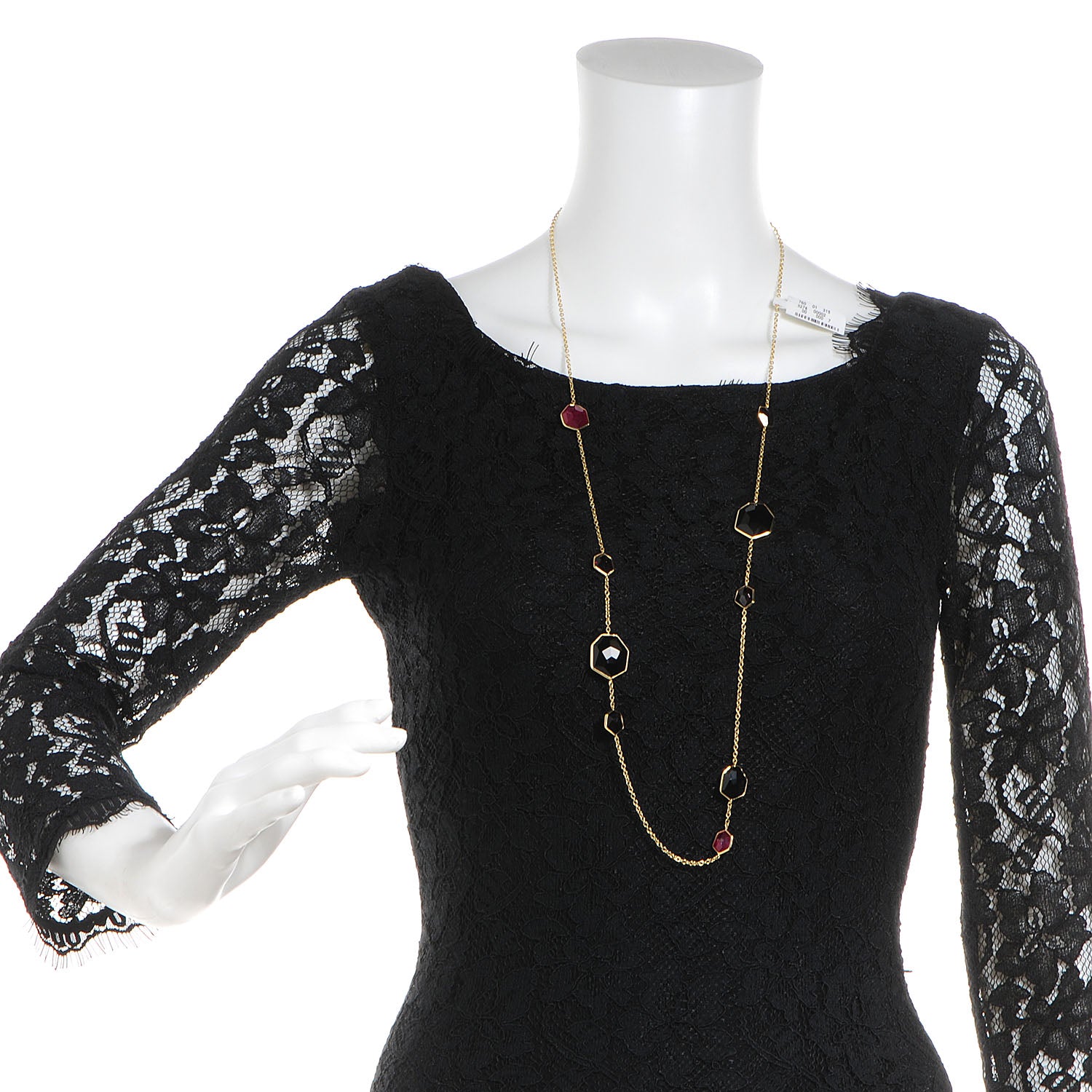 David Yurman IPPOLITA 18k Gold Rock Candy Long Necklace Black Onyx African Ruby Garnet 2 of 9