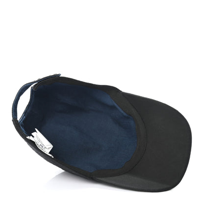 Hermes Cotton Viscose Stitched Hat 60 Black 7 of 8