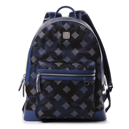 MCM Nylon Camo Dieter Medium Backpack Estate Blue 1 of 12