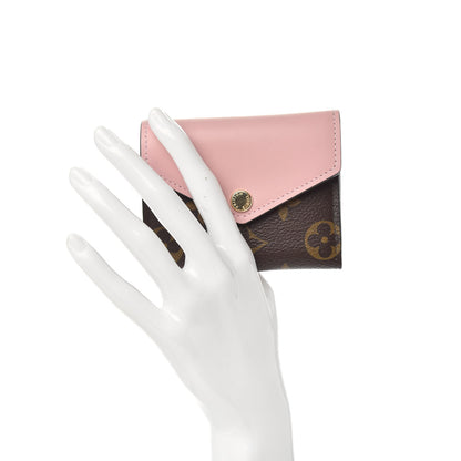 Louis Vuitton Monogram Zoe Wallet Rose Ballerine 2 of 6