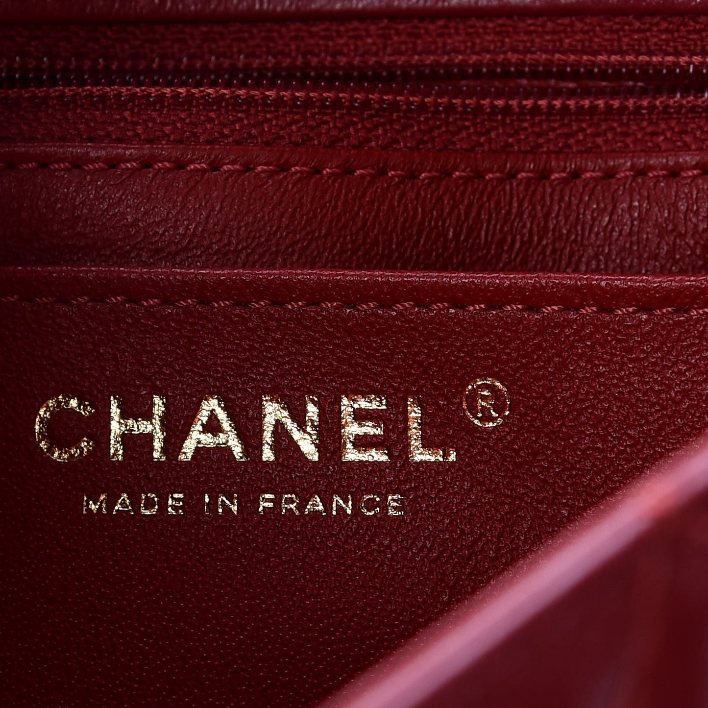 Aged Calfskin Quilted 2.55 Reissue Mini Flap Red