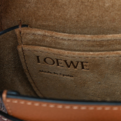 Loewe Grained Calfskin Mini Gate Crossbody Bag Caramel Pecan 9 of 16
