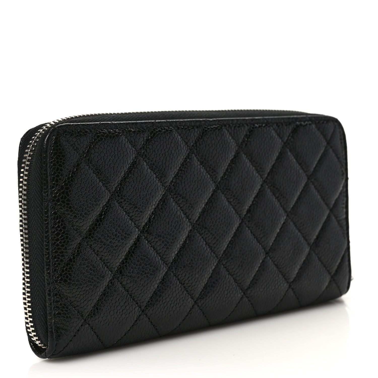 Chanel Caviar Quilted Incognito Large Gusset Zip Around Wallet Black 3 of 8