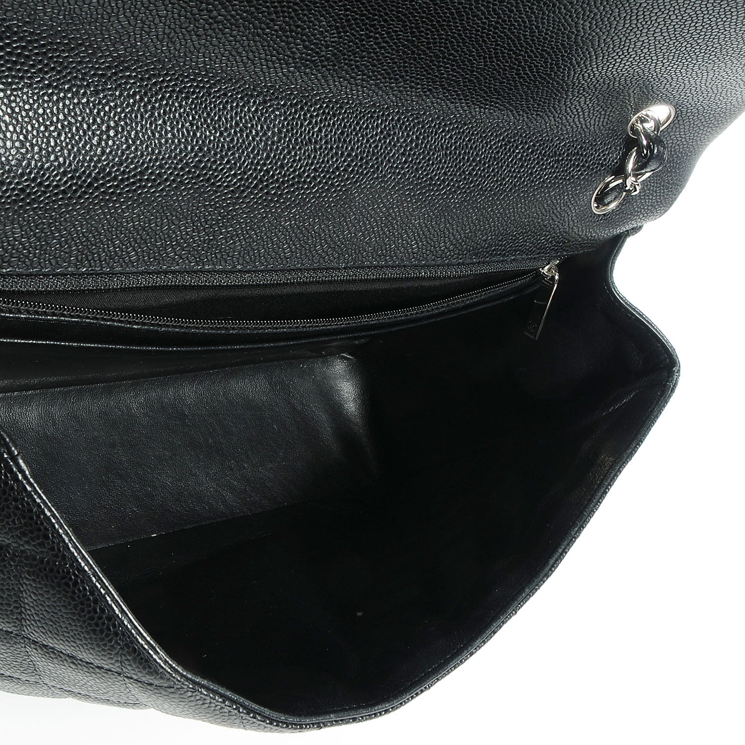 Chanel Caviar Maxi Single Flap Black 6 of 8