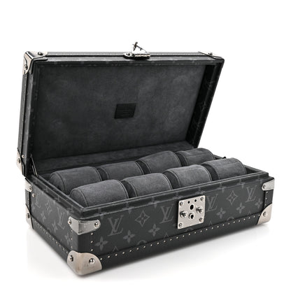 Louis Vuitton Monogram Eclipse Coffret 8 Watch Case Black 5 of 8