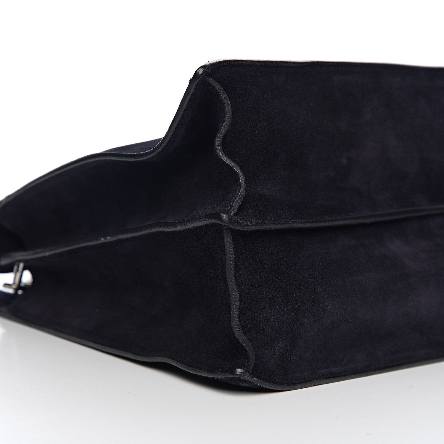 Celine Suede New Shoulder Bag Navy 7 of 8