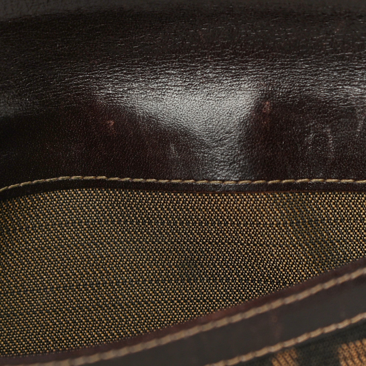 Fendi Zucca Continental Wallet Tobacco 18 of 28