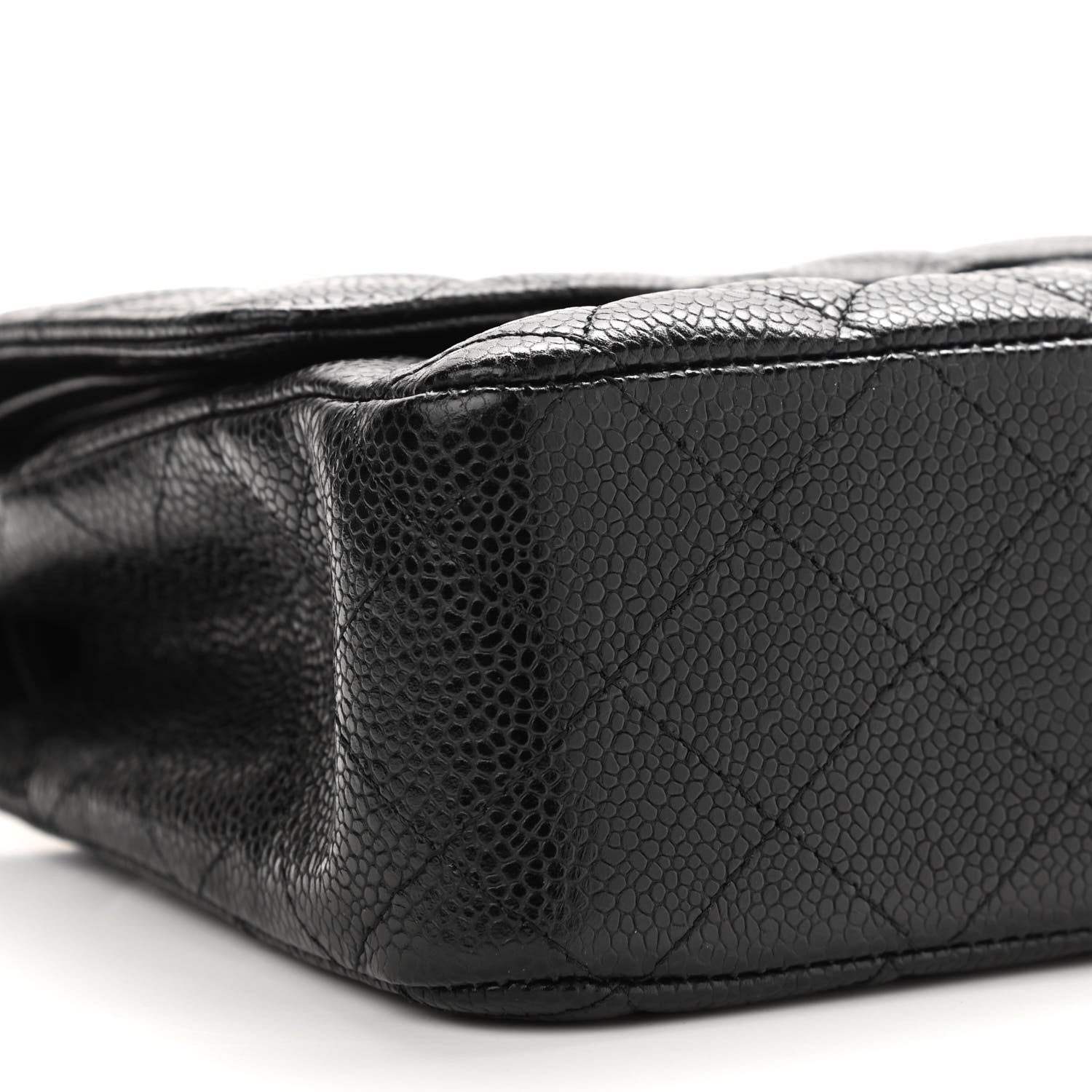 Chanel Caviar Quilted Medium Double Flap Black 9 of 10