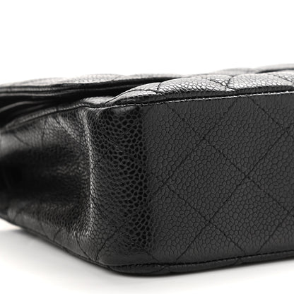 Chanel Caviar Quilted Medium Double Flap Black 9 of 10