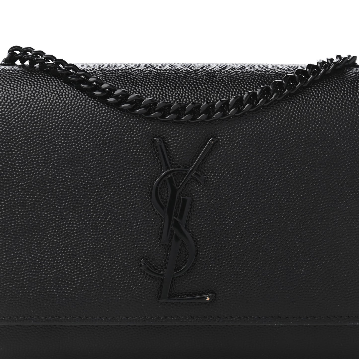 Grain De Poudre Small Monogram Kate Satchel Black
