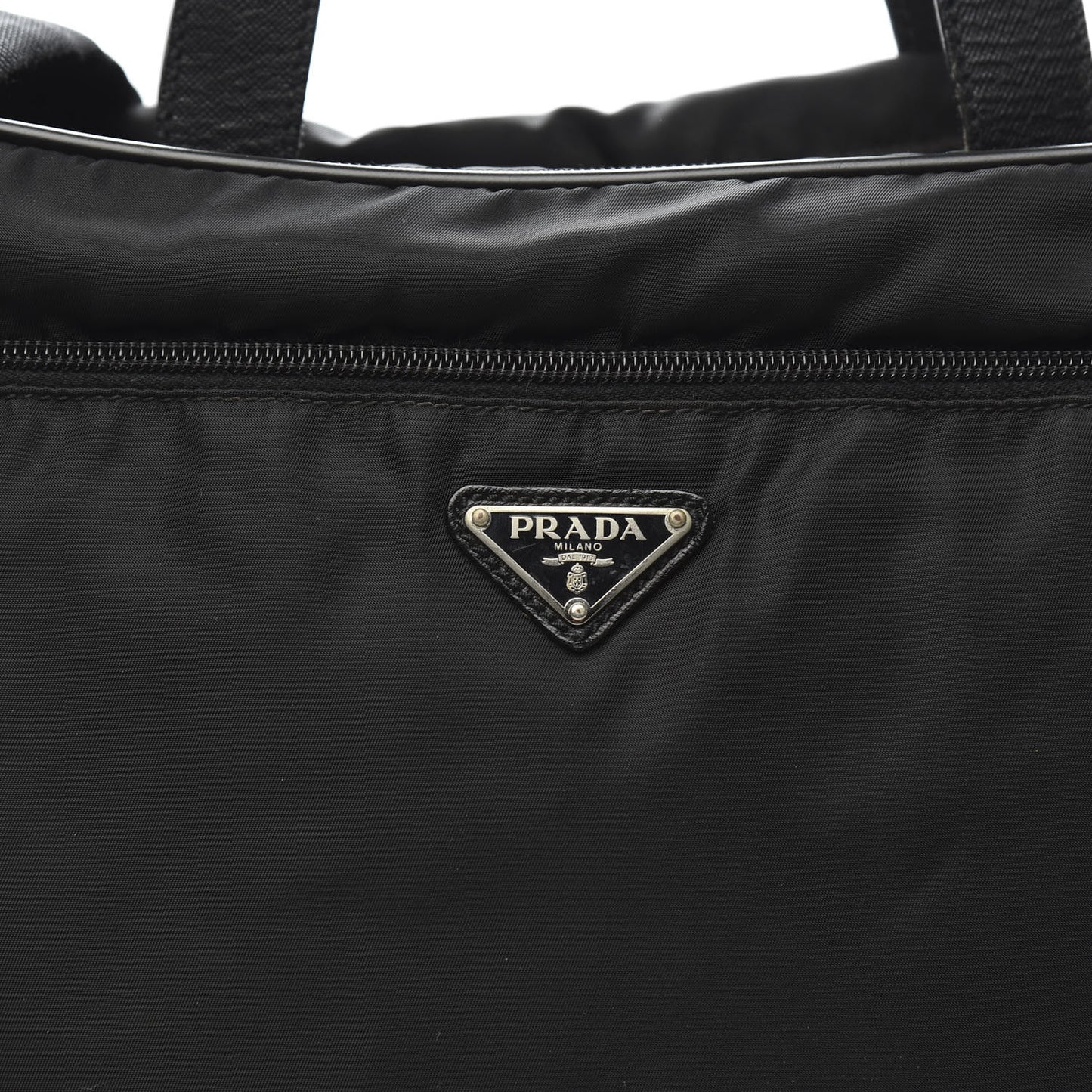 Tessuto Nylon Viaggio Travel Bag Black