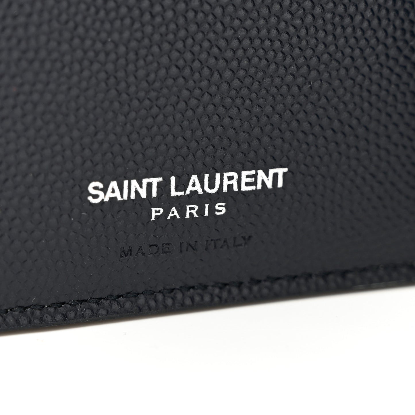 Grain De Poudre Matelasse Chevron Small Monogram Passport Case Deep Marine