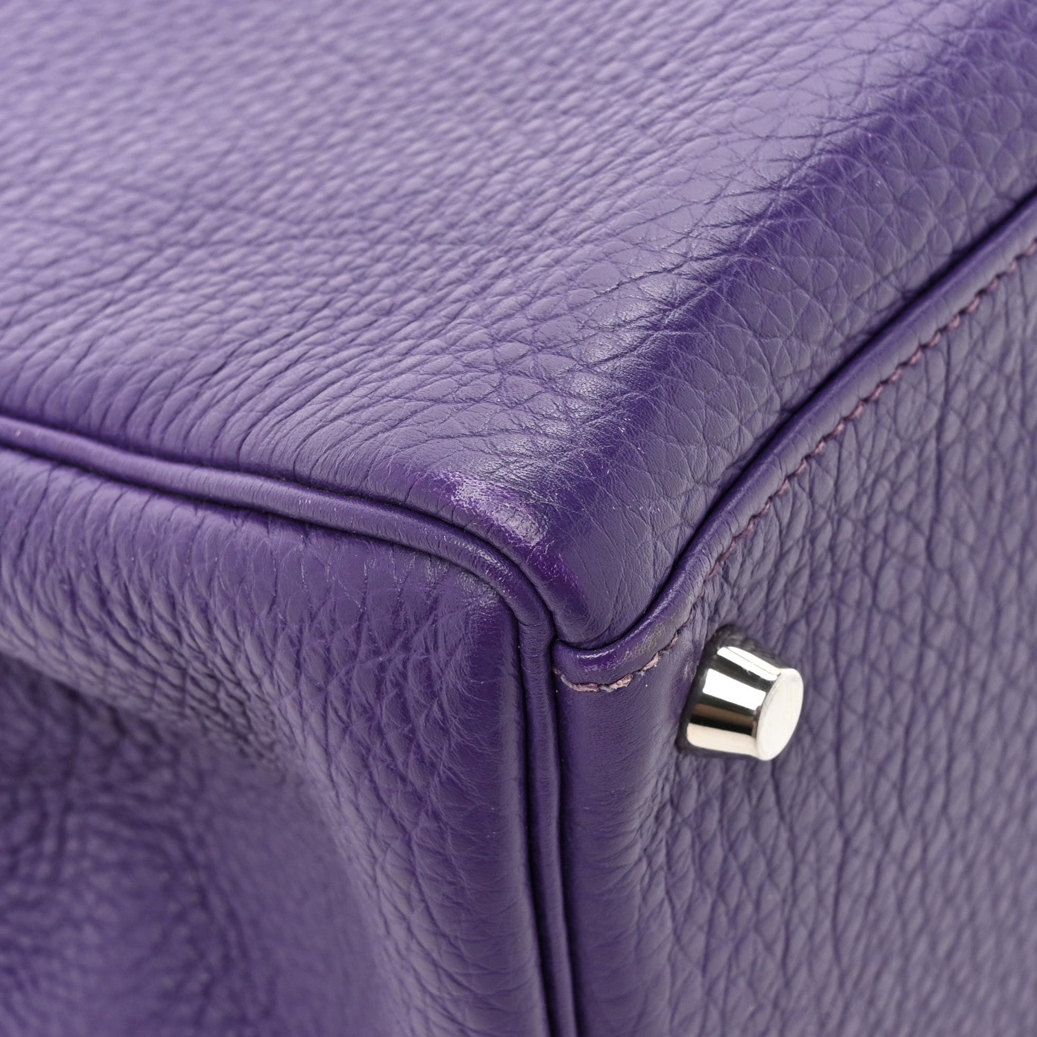 Hermes Togo Kelly Retourne 35 Iris 14 of 17