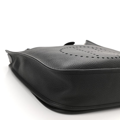 Hermes Taurillon Clemence Evelyne III GM Black 9 of 11