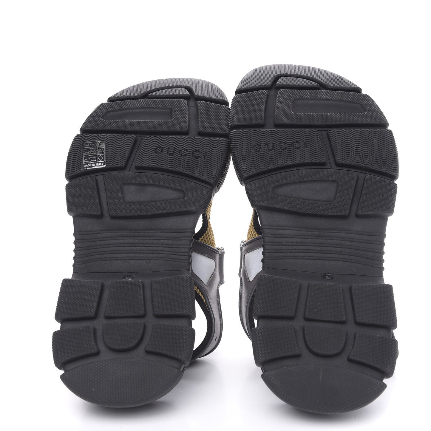 X SEGA Nappa Mesh Mens Aguru Sandals 9.5 Loess Black