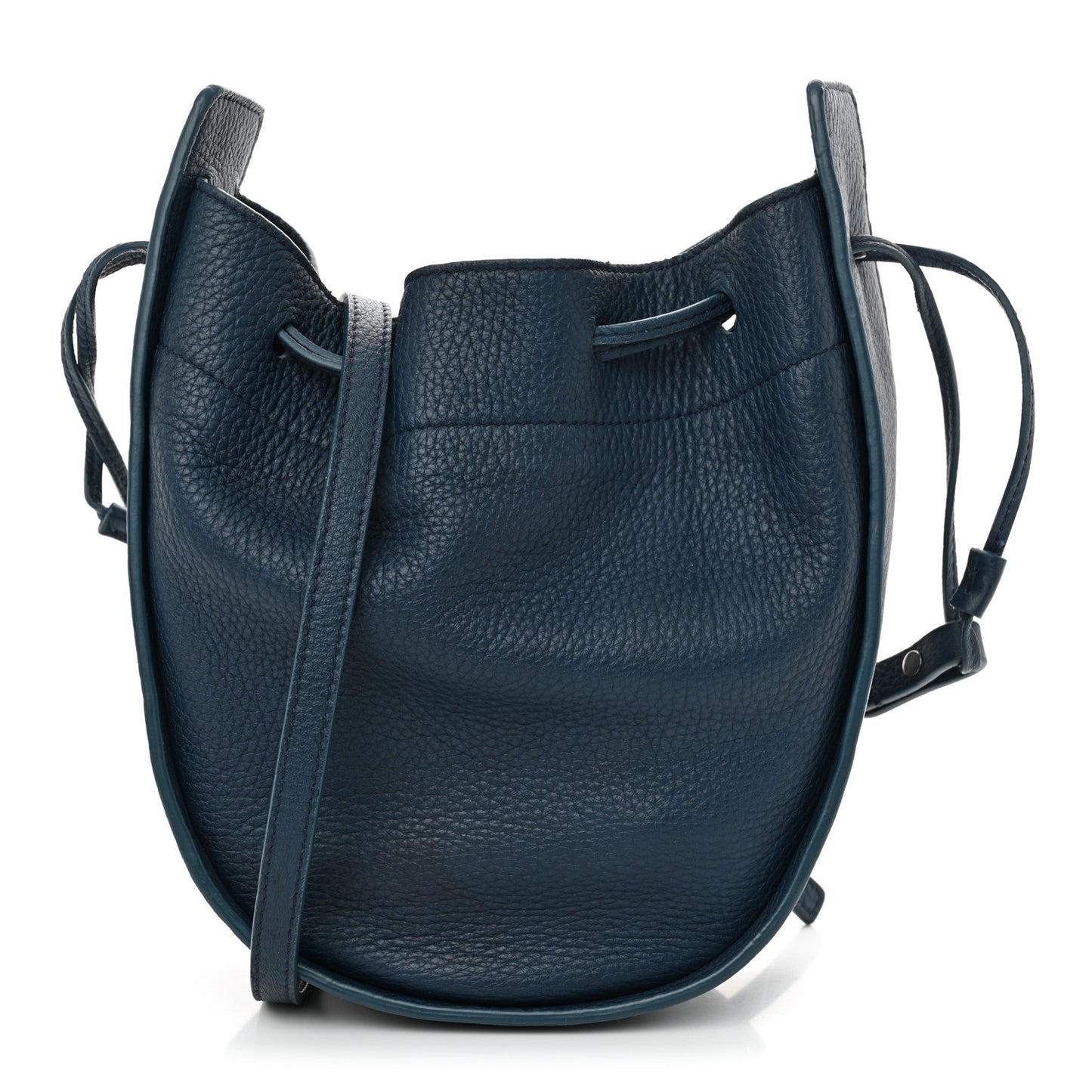 Deerskin Drawstring Pouch Blue