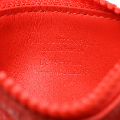 Louis Vuitton Taurillon Monogram Solar Ray Key Pouch Rouge 6 of 9