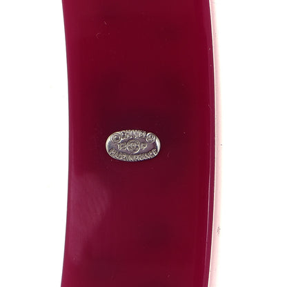 Chanel Resin Crystal CC Bangle Pink 4 of 4