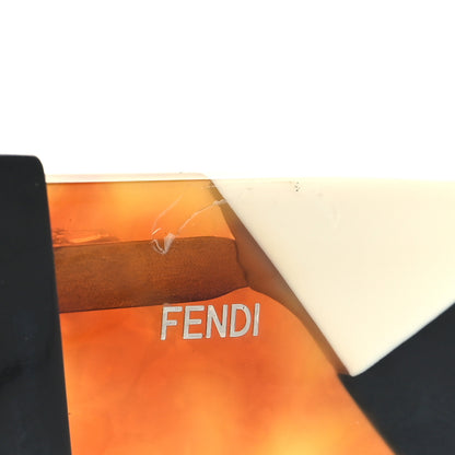 Fendi Facets Square Sunglasses FF 0263/S Black 7 of 9