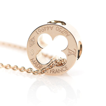 Louis Vuitton 18K Pink Gold Empreinte Pendant Necklace 7 of 10