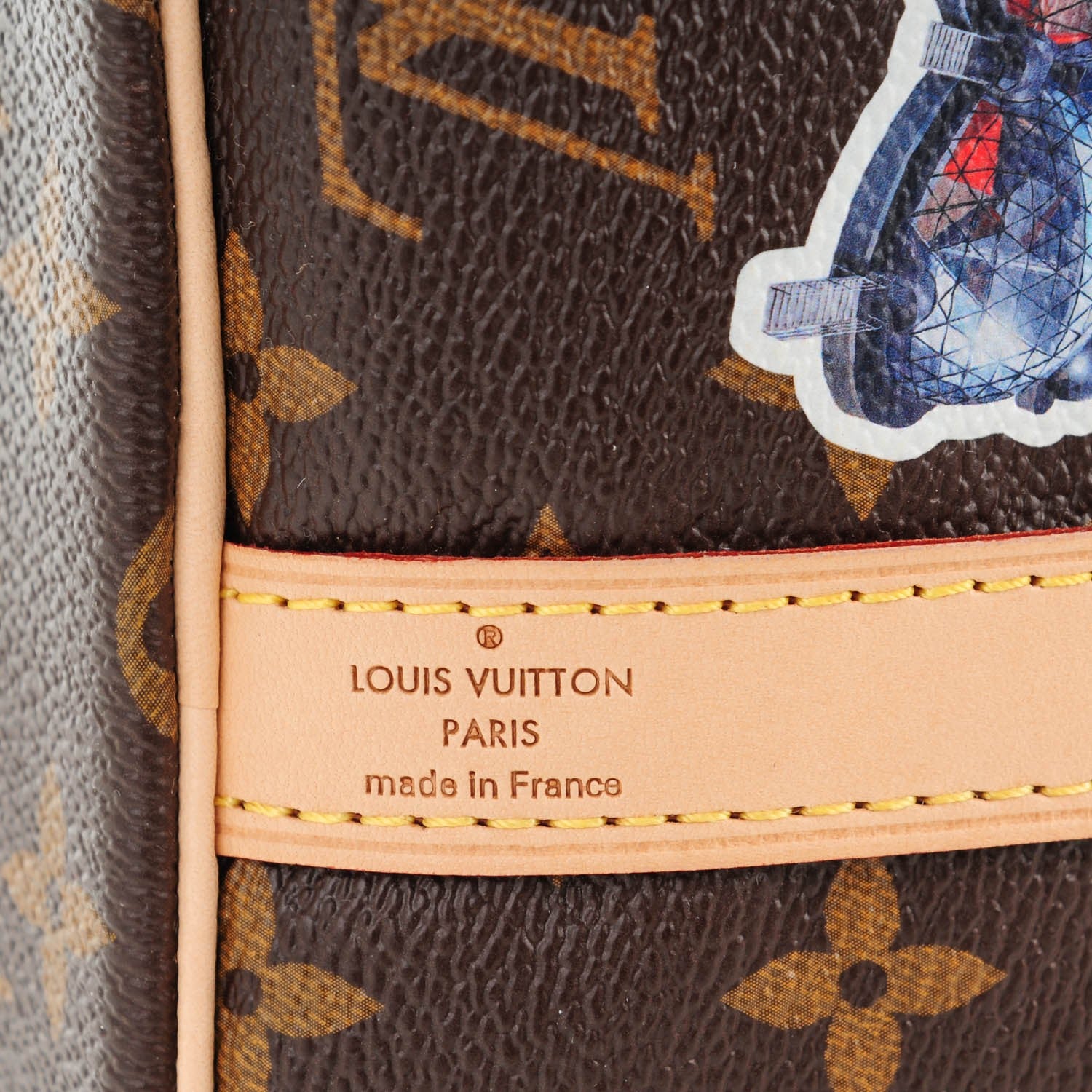 Louis Vuitton Monogram World Tour Speedy Bandouliere 30 5 of 7