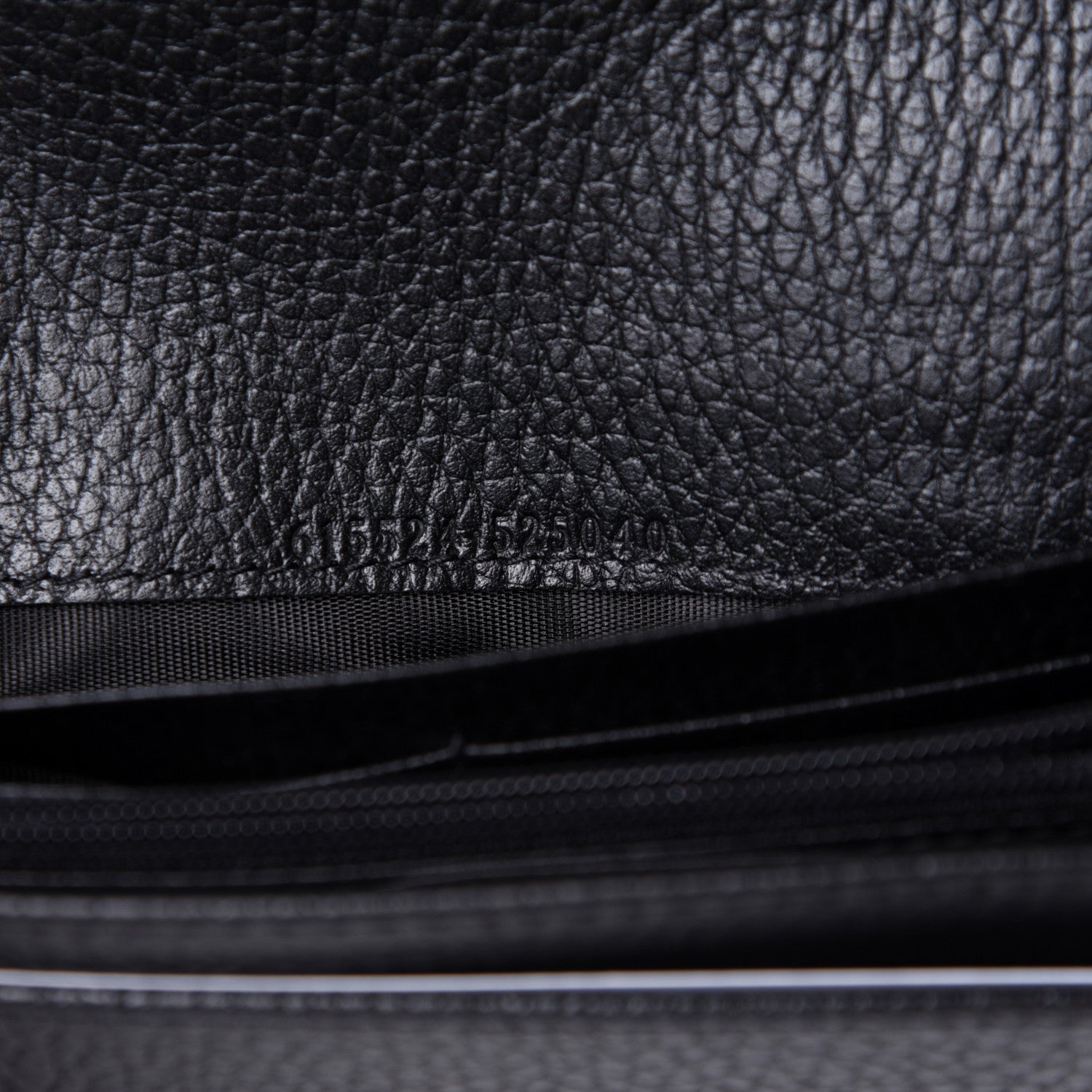 Gucci Dollar Calfskin Interlocking G Continental Wallet Black 6 of 9