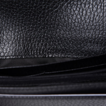 Gucci Dollar Calfskin Interlocking G Continental Wallet Black 6 of 9