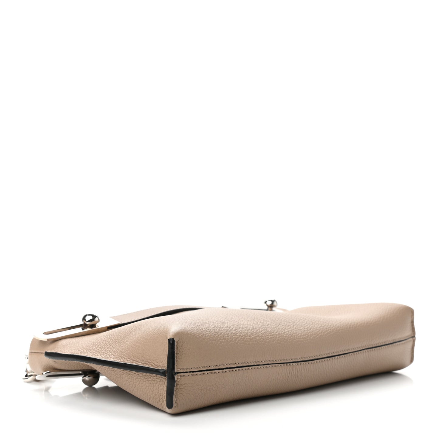 Grained Calfskin Small Missy Bag Sand