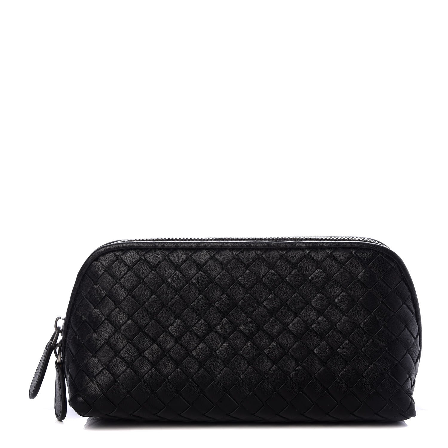 Bottega Veneta Nappa Intrecciato Cosmetic Case Black 1 of 6