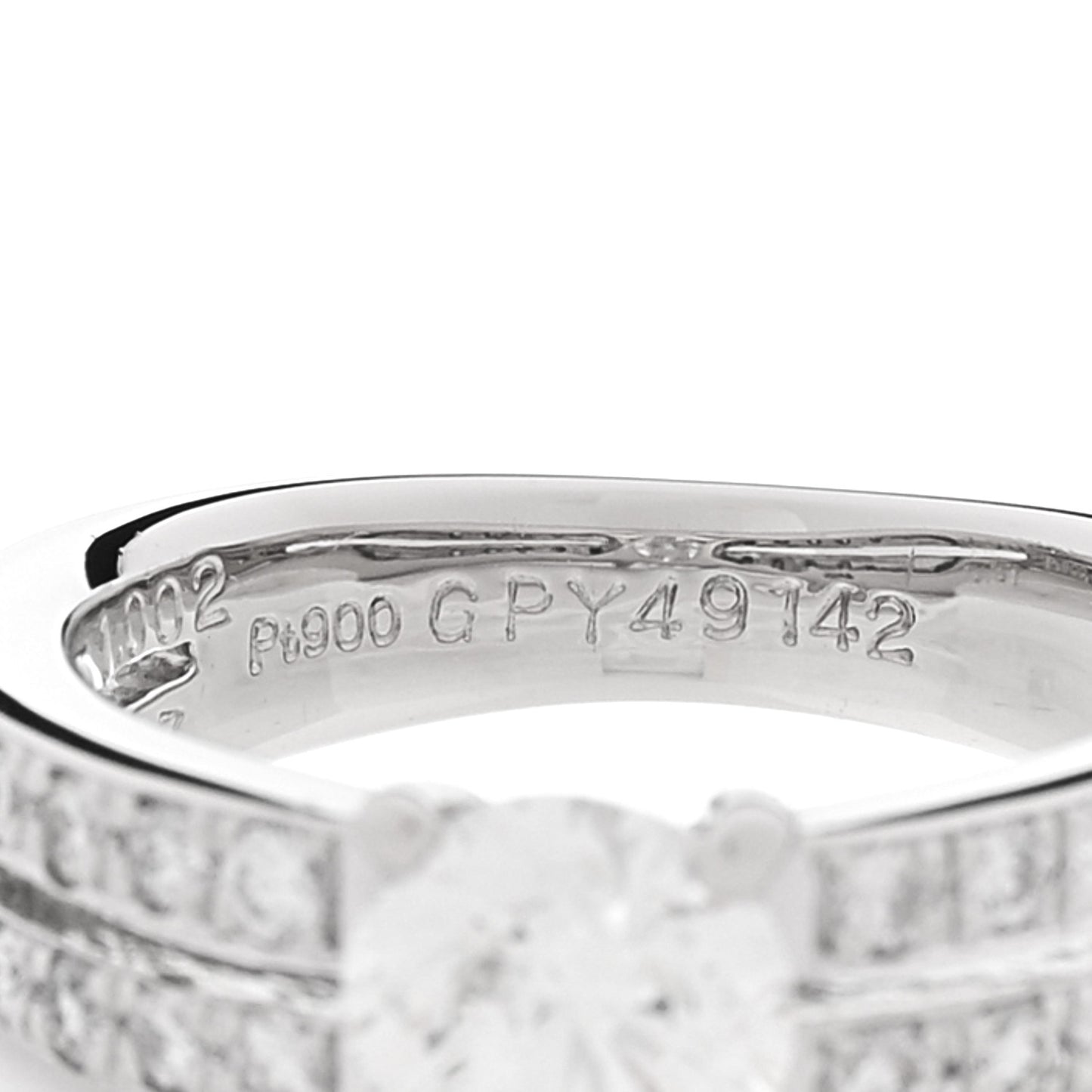 Platinum Diamond 1.00ctw Round Engagement Ring  50 5.5