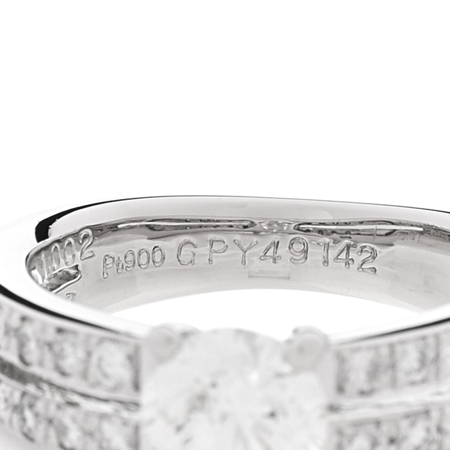 Parker & West by FASHIONPHILE Platinum Diamond 1.00ctw Round Engagement Ring  50 5.5 9 of 9