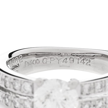 Parker & West by FASHIONPHILE Platinum Diamond 1.00ctw Round Engagement Ring  50 5.5 9 of 9