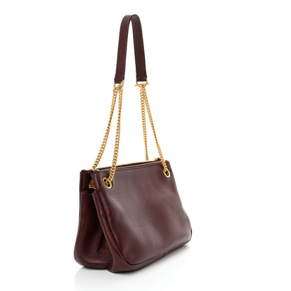 Mulberry Pebbled Lambskin Winsley Shoulder Bag Oxblood 3 of 10