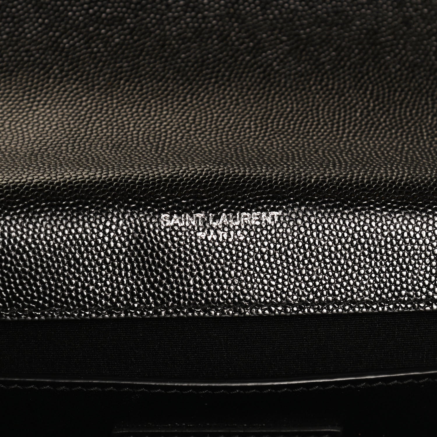 Saint Laurent Grain De Poudre Medium Classic Monogram Kate Tassel Satchel Black 6 of 9