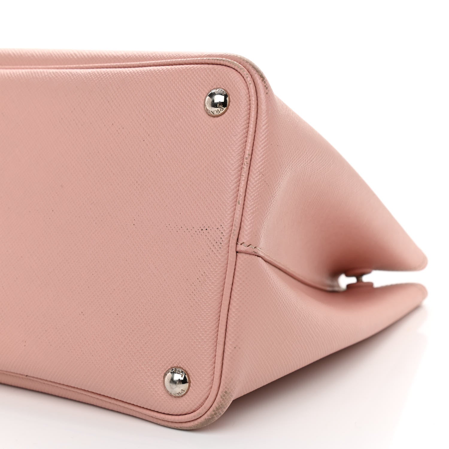 Prada Saffiano Cuir Medium Double Bag Orchidea Acquamarina 10 of 15