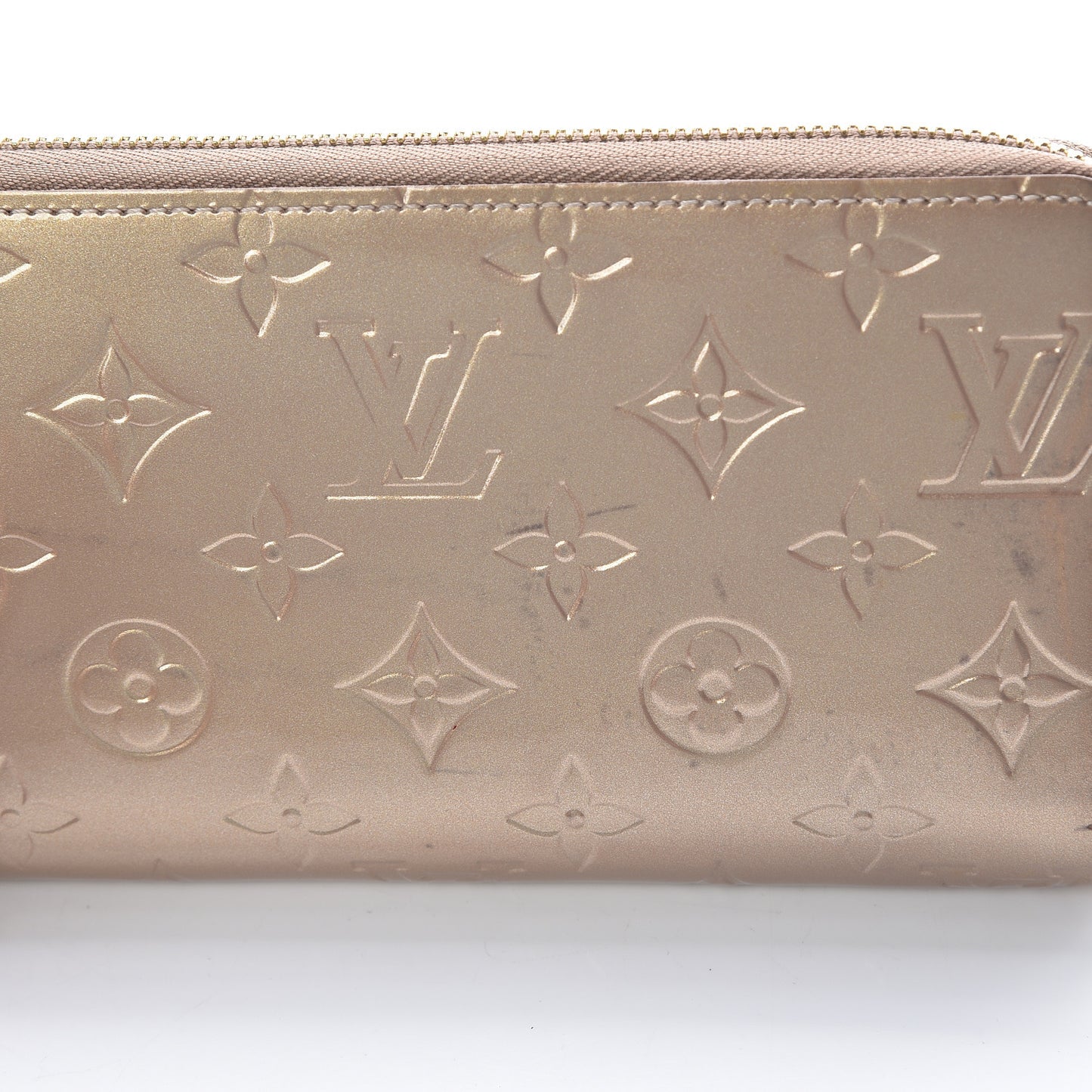 Vernis Zippy Wallet Beige Poudre