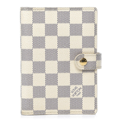 Louis Vuitton Damier Azur Small Ring Agenda Cover 1 of 6