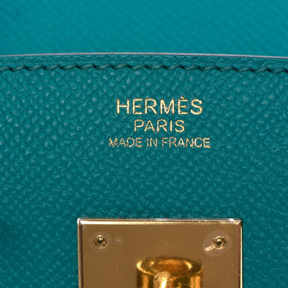 Hermes Epsom Birkin 30 Bleu Paon 15 of 25