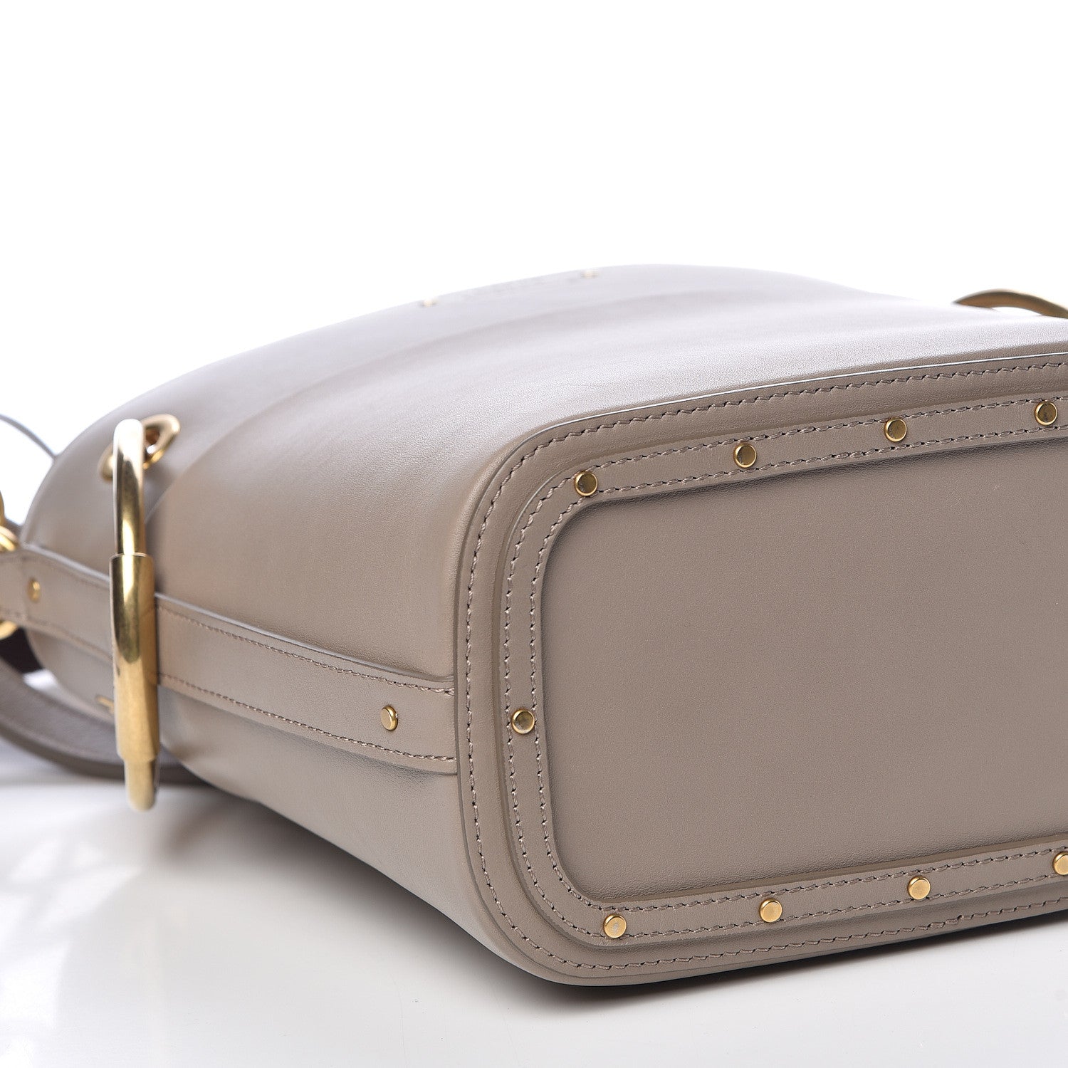 Chloe Smooth Calfskin Small Roy Bucket Bag Motty Grey 9 of 12